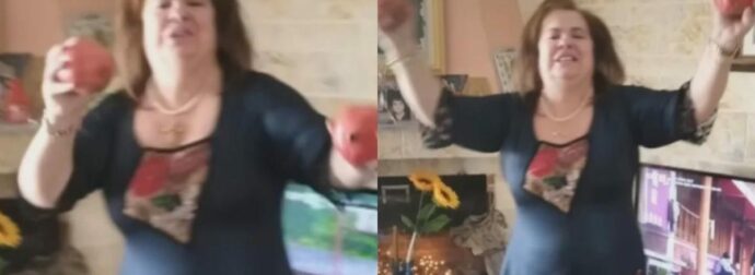 Έκανε θραύση στο Instagram: Η Έφη Θώδη χορεύει με ρόδια στα χέρια το «Αρχιμηνιά κι αρχιχρονιά» σε δική της εκτέλεση