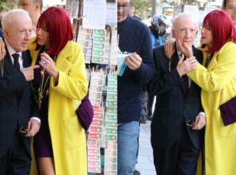 Δεν είδαν την κάμερα: Κω/νος Πλεύρης – Τζόρτζια Σιακαβάρα φουλ ερωτευμένοι, έγιναν θέαμα στο κέντρο της ΑΘήνας