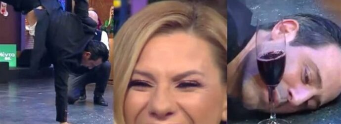 Λευτέρης Ελευθερίου: Επικό γέλιο με το ζεϊμπέκικό του το βράδυ της Πρωτοχρονιάς – Ξεκαρδίστηκαν στο πλατό του ΣΚΑΪ