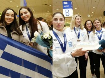 Εθνική ομάδα πόλο γυναικών: Επέστρεψε στην Ελλάδα και αποθεώθηκε -Υποδοχή με κόρνες και χαμόγελα [εικόνες & βίντεο]