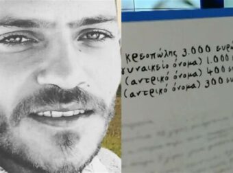 Νέο σενάριο «βόμβα» για τη δολοφονία του Μπάμπη στο Μεσολόγγι: «Μιλάει» ξανά το τεφτέρι του 31χρονου – Με ποιους είχε συναλλαγές (video)