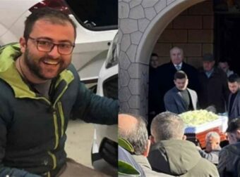 Έγκλημα στη Χαλκίδα: Οργή και θλίψη στην κηδεία του 43χρονου – Τραγική φιγούρα η σύζυγός του