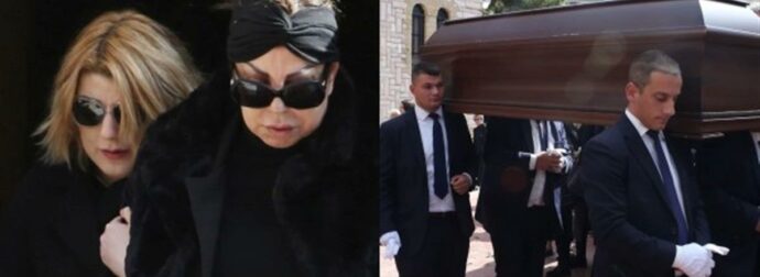 Άντζελα Δημητρίου: Γέμισε λευκά λουλούδια η εκκλησία – Ποιοι διάσημοι έστειλαν στεφάνι στην κηδεία της μητέρας της, Ελένης