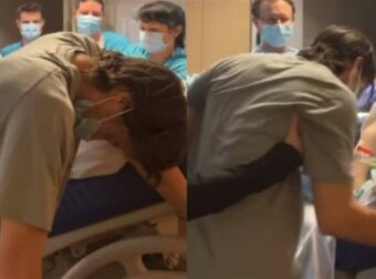 Σηκωτό τον πήραν: Πατέρας δεν άντεξε τον τοκετό της γυναίκας του και λιποθύμησε (video)