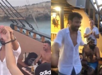Ανδρέας Γεωργίου: Το ζεϊμπέκικο στο pre wedding party και ο χορός με την Σιμώνη Χριστοδούλου πάνω σε σκάφος