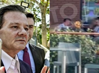 Οικογενειακές στιγμές για τον Απόστολο Λύτρα: Για μπέργκερ και καφέ με την πρώην σύζυγό του μετά την αποφυλάκισή του (video)