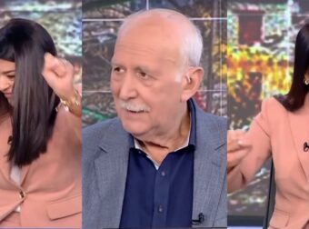 Αφροδίτη Λατινοπούλου: Μπήκε στο πλατό χορεύοντας το YMCA στον αέρα – «Κόκκαλο» ο Γιώργος Παπαδάκης