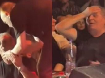 Δεν κρατήθηκε ο Σταμάτης Γονίδης: Φίλησε παθιασμένα στο στόμα τον Ζαφείρη Μελά, τα ‘χασε αυτός (video)
