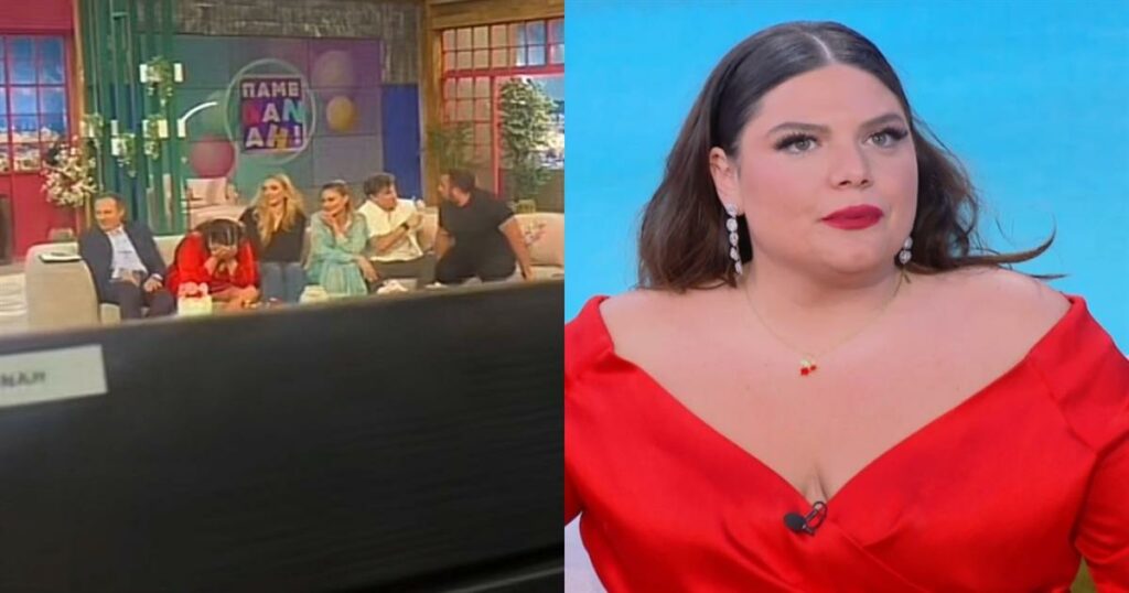 Δανάη Μπάρκα: Συγκλονιστικά πλάνα από τη στιγμή της κατάρρευσης μετά το τέλος του Πάμε Δανάη!