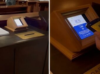 Πρωτοποριακή κίνηση: Τοποθέτηση POS σε εκκλησία – Όριο συναλλαγών στα 1.000 ευρώ – Βίντεο