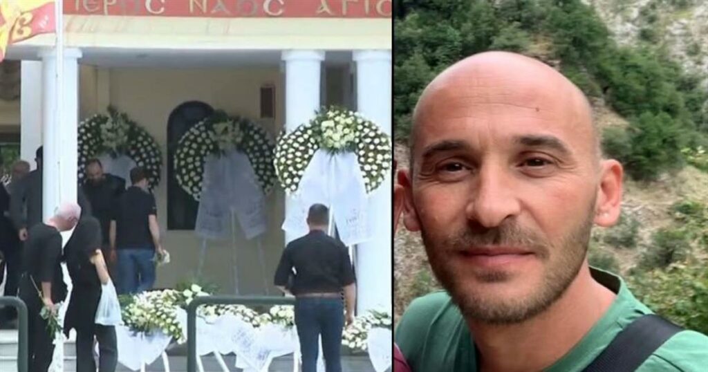 Πένθος και συγκίνηση στο τελευταίο αντίο στον Σπύρο Σέββο: Η θλίψη στα πρόσωπα από την οικογένειά του.