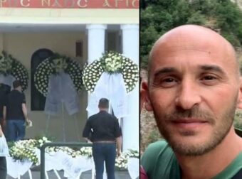 Πένθος και συγκίνηση στο τελευταίο αντίο στον Σπύρο Σέββο: Η θλίψη στα πρόσωπα από την οικογένειά του.