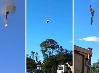 Φρίκη στη Βραζιλία: Έξι χάνονται στον ουρανό καθώς αερόστατο συντρίβεται στη γη.