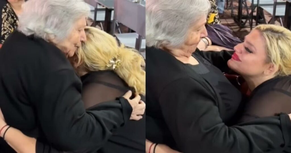 Δανάη Μπάρκα: Μια γλυκιά στιγμή συγκίνησης με την γιαγιά της στο θέατρο – Μη χάσετε το βίντεο!