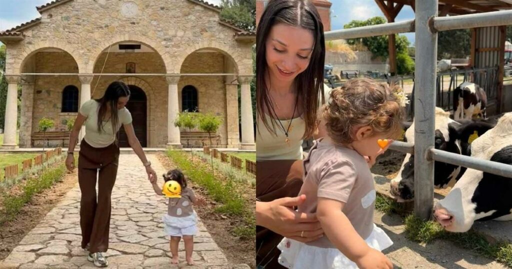 Δήμητρα Βαμβακούση: Μητέρα και κόρη σε μια αξέχαστη Κυριακάτικη περιπέτεια με αγελάδες!