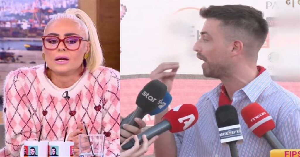 Fipster: «Έντονες εμμονές στην τηλεόραση» – Η Καλύβα χαρακτηρίζει τον Βασάλο ως “λαμπατέρ”.