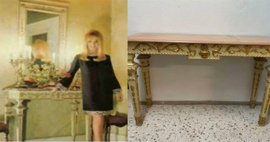 Πόσο αξίζει σήμερα η θρυλική κονσόλα από το διαμέρισμα της Αλίκης Βουγιουκλάκη στη Στησιχόρου;
