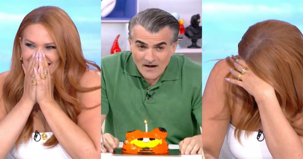 Απίστευτη στιγμή στο Χαμογέλα και Πάλι: Η Σίσσυ Χρηστίδου καλύπτει το πρόσωπό της ζωντανά!