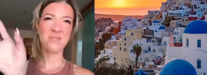 «Απογοητευμένη Τσέχα TikToker: Η Σαντορίνη ήταν η χειρότερη εμπειρία μου από όλα τα νησιά!»