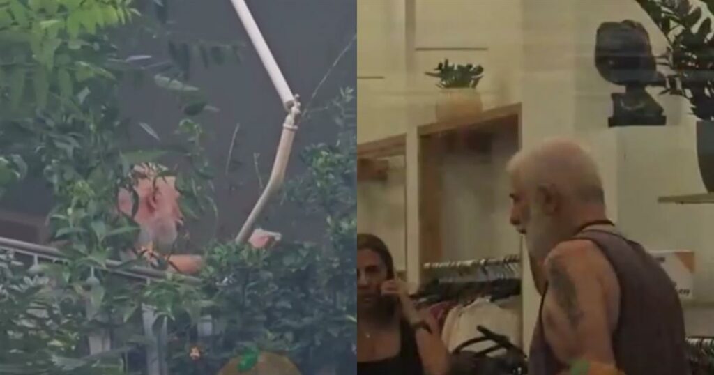 Καταστροφή στην Πατησίων: Η οικία του Φιλιππίδη παραδόθηκε στις φλόγες – Δείτε τη στιγμή που αναζητά καταφύγιο σε κατάστημα.