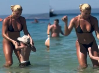 Ιωάννα Τούνη: Ζωντανός χορός στην παραλία με τον μικρό Πάρη – Δείτε το απολαυστικό βίντεο!