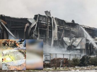 Δραματικές εξελίξεις στη Βιολάντα: Αποκλειστική φωτογραφία από το σημείο της επικίνδυνης διαρροής προπανίου.