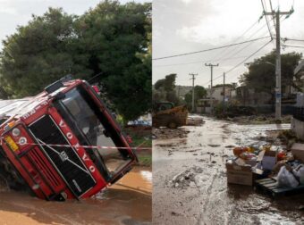 Καταιγίδα στην Αττική: Ορμητικός χείμαρρος απείλησε οικογένεια σε σπίτι – Τα Νότια Προάστια πλημμυρισμένα.