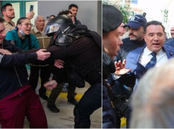 Άγριες Συμπλοκές κατά την Επίσκεψη Άδωνι Γεωργιάδη στο Γενικό Κρατικό Νίκαιας: Η Αστυνομία Επιτίθεται στους Υγειονομικούς – Όλα όσα έγιναν στα Επεισόδια.