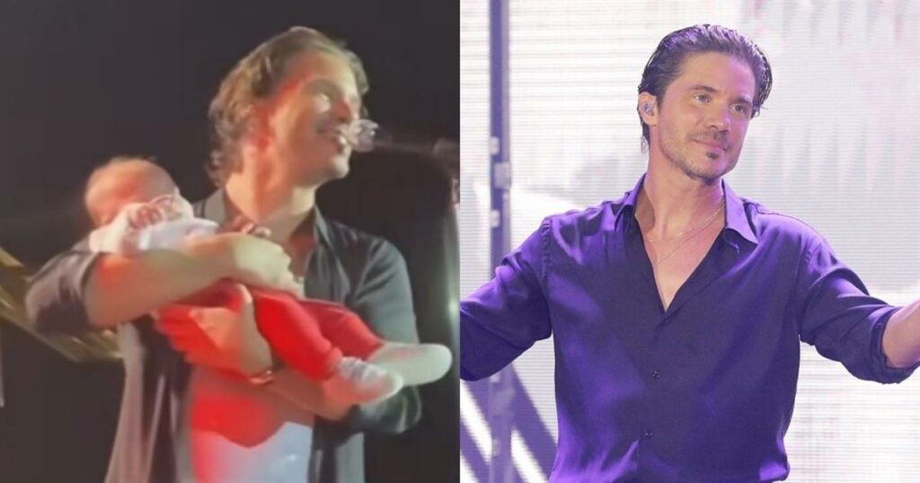 Ο Νίκος Οικονομόπουλος αγκαλιά με μωρό στα μπουζούκια – Η ποικιλόμορφη αντίδραση του κοινού.