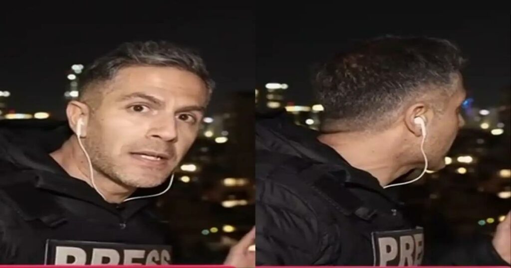 Ανατριχιαστική στιγμή στον αέρα: Πύραυλος στο Ισραήλ περνάει ξυστά από δημοσιογράφο του ΣΚΑΪ, καταρρίπτοντας την ψυχραιμία της παρουσιάστριας!