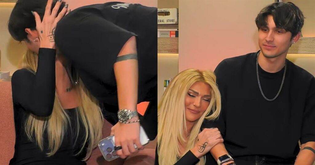 Η συγκινητική αντίδραση του γιου της Ηλιάδη: Αγκάλιασε τη μητέρα του μετά τις αποκαλύψεις για κακοποίηση από τον Μπάμπη Λαζαρίδη.