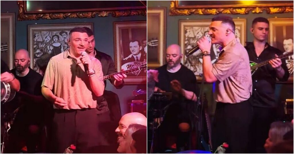 Κώστας Δόξας: Θριαμβευτική υποδοχή στο νυχτερινό κέντρο παρά την καταδίκη – Υποστήριξη με συνθήματα και χειροκροτήματα.