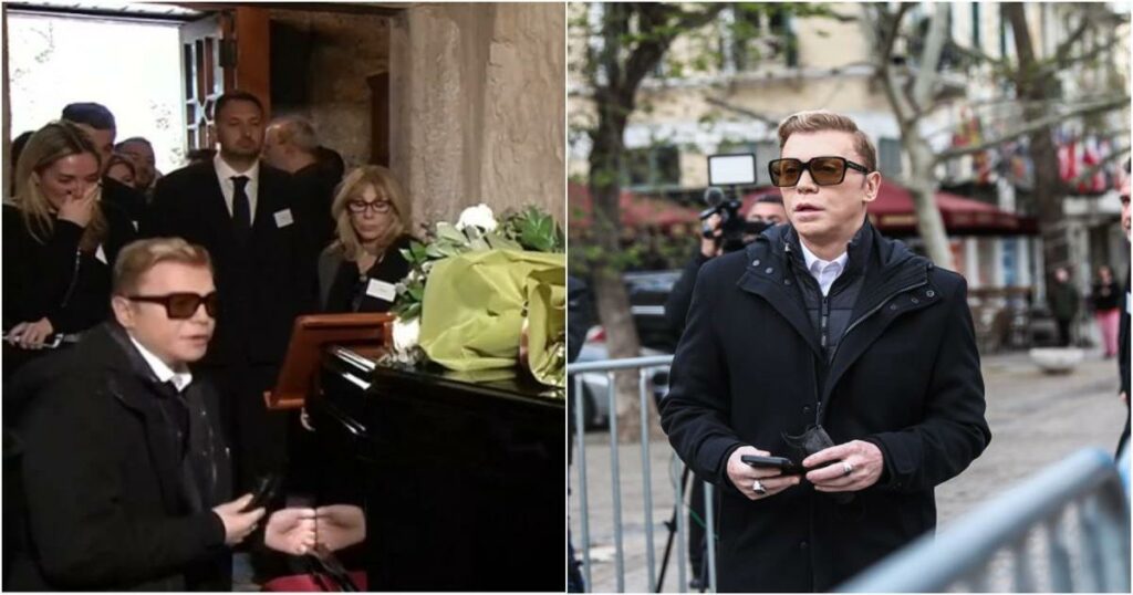 Αποχαιρετισμός Μαρινέλλας: Ο Τάκης Ζαχαράτος σε μία έντονα συγκινητική στιγμή – Κατάρρευση πάνω στο φέρετρο.