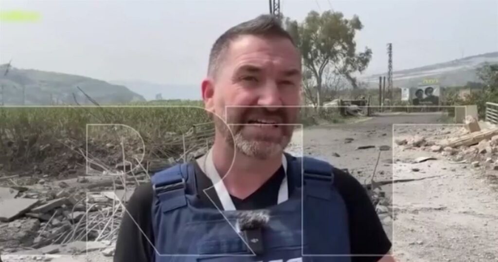 Σοκαριστικό Βίντεο: Πύραυλος Εκρήγνυται Δίπλα σε Δημοσιογράφο στον Λίβανο!