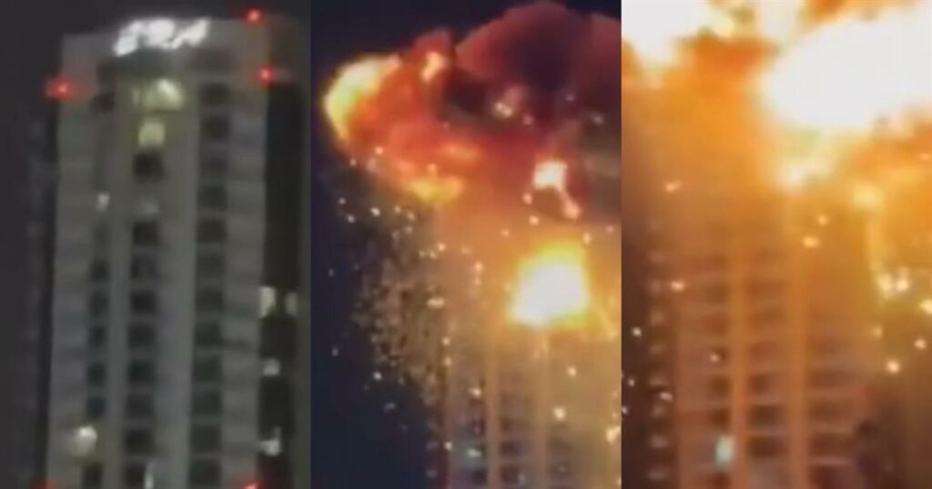 Πανικός στη Μέση Ανατολή: Φλόγες στο Fairmont Hotel, επίθεση σε ουρανοξύστες και χάος στο αεροδρόμιο σε Ντουμπάι και Μπαχρέιν.