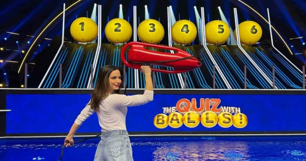 Κατερίνα Γερονικολού: Μαζί με τον Γιάννη Τσιμιτσέλη στο Quiz with the Balls – Δείτε τις αποκλειστικές φωτογραφίες!
