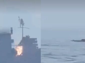 Βίντεο-σοκ: Ιρανικό drone επιτίθεται σε αμερικανικό πλοίο υποστήριξης!