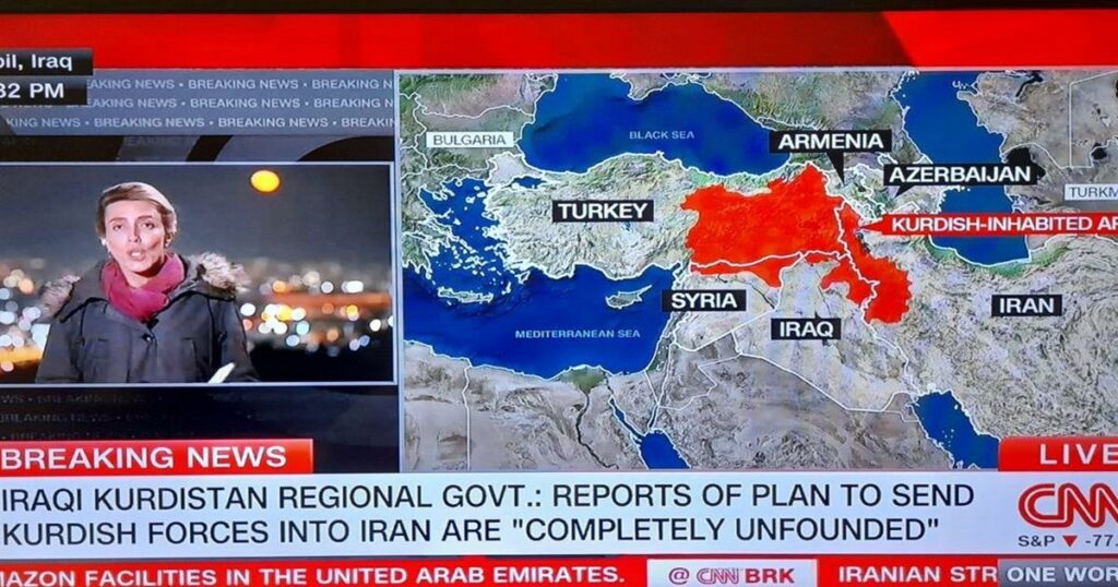 Ένταση στην Άγκυρα: Οργή για τον χάρτη του Κουρδιστάν στο CNN – Δυναμική αντίδραση από την Τουρκία!