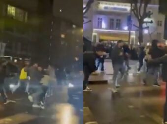 Σφοδρές συγκρούσεις στο Λονδίνο: Υποστηρικτές και αντίπαλοι του ιρανικού καθεστώτος συγκρούονται άγρια έξω από τζαμί!