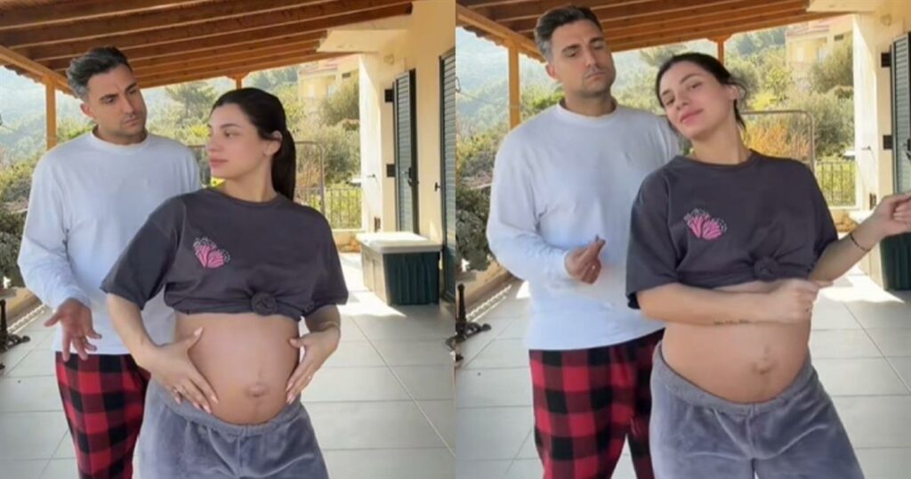 Μαριαλένα Ρουμελιώτη: Μοναδικός χορός με τον Σάκη Κατσούλη στον 7ο μήνα εγκυμοσύνης! (Δείτε το βίντεο)