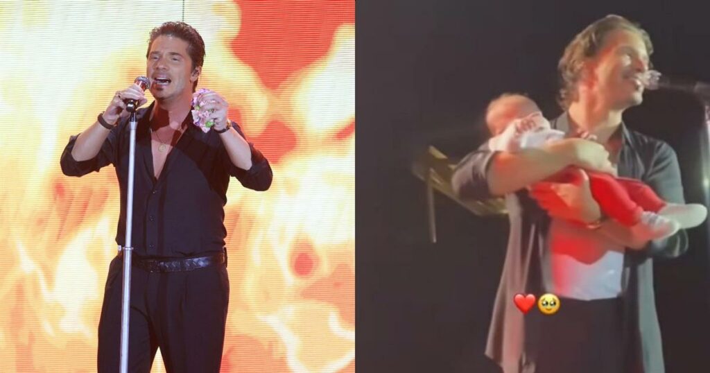 Νίκος Οικονομόπουλος: Η τρυφερή στιγμή με μωρό στη σκηνή που δίχασε το κοινό.