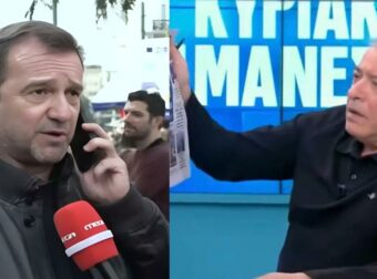 Ξέσπασμα Πλακιά κατά Μάνεση: «Αλήτης!» – Ο δημοσιογράφος απαντά: «Ήταν απλώς black χιούμορ».