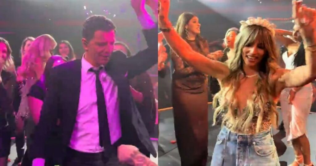 Αθηνά Οικονομάκου: Ξεσήκωσε το κοινό χορεύοντας νησιώτικα με Ρουβά και Θεοδωρίδου στην πίστα!