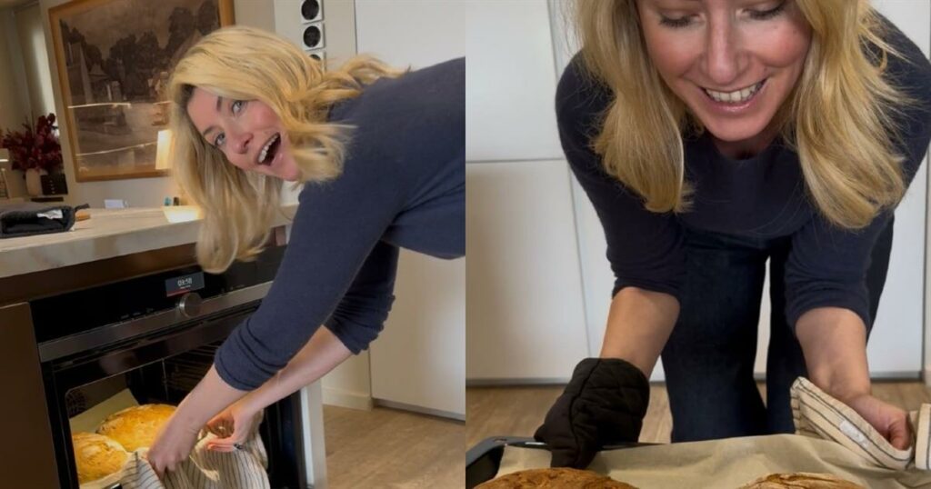 Η Σία Κοσιώνη μαγεύει με το σπιτικό της ψωμί – Δείτε τις εντυπωσιακές φωτογραφίες.
