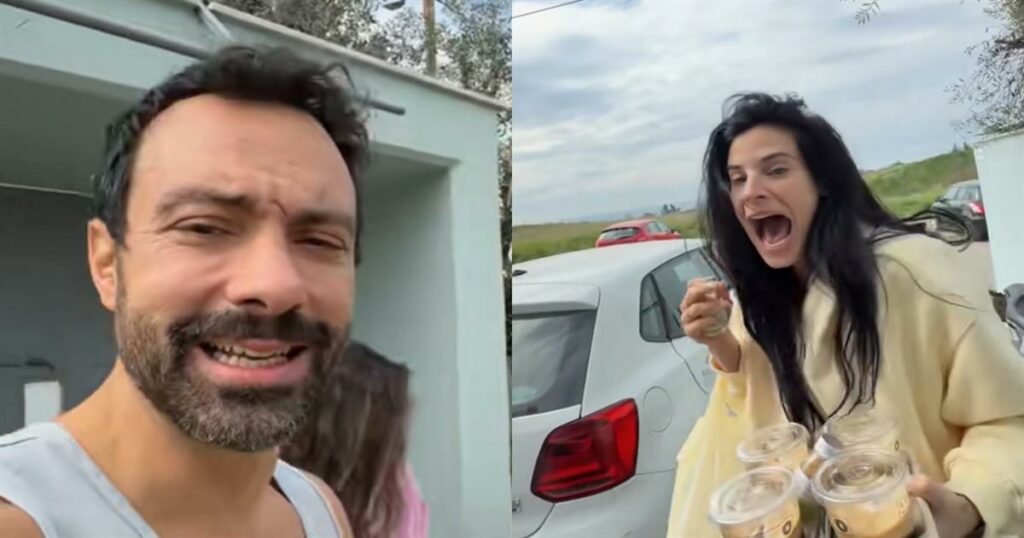 Απίστευτη στιγμή: Ο Σάκης Τανιμανίδης κάνει επική φάρσα στη Χριστίνα Μπόμπα – Δείτε το βίντεο με τις αντιδράσεις της!