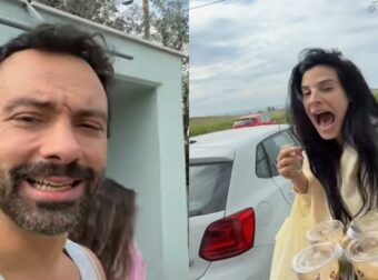 Απίστευτη στιγμή: Ο Σάκης Τανιμανίδης κάνει επική φάρσα στη Χριστίνα Μπόμπα – Δείτε το βίντεο με τις αντιδράσεις της!