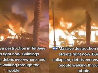 Αναστάτωση στο Τελ Αβίβ: Ιρανικοί πύραυλοι πλήττουν το κέντρο της πόλης, μετατρέποντας τη νύχτα σε κόλαση.