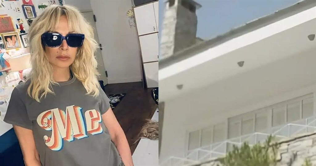 Άννα Βίσση: Το εντυπωσιακό πέτρινο αρχοντικό της στην Εκάλη με ιδιωτική πισίνα και γήπεδο τένις.