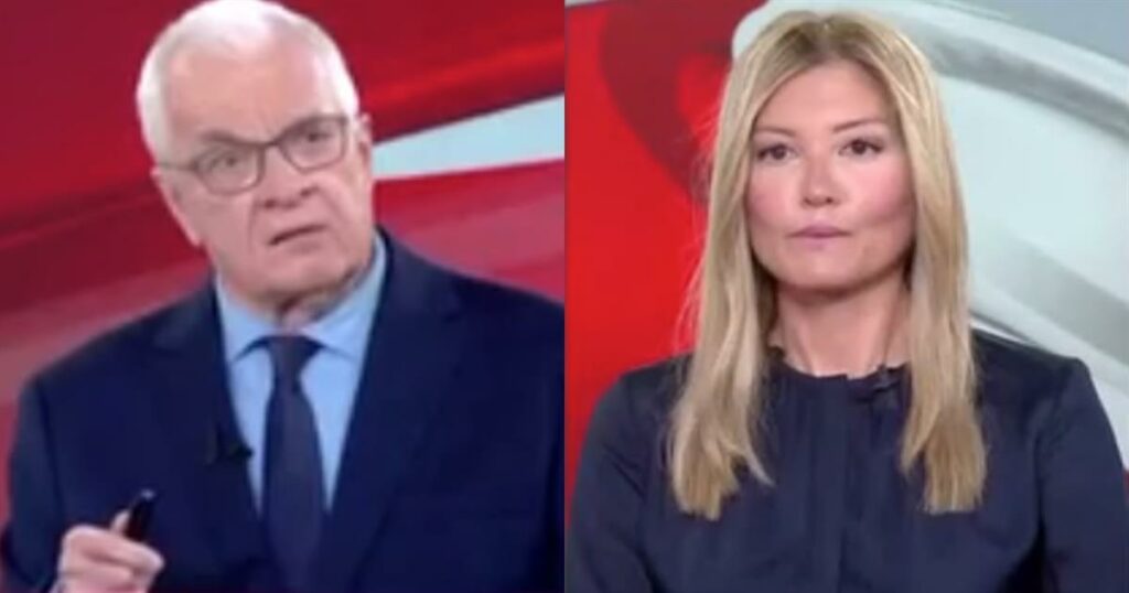 «Αναπάντεχη Στιγμή στον Αέρα: Η Τζίμα ‘Παγώνει’ με την Ερώτηση στην Κυρία Ράνια από τον Πρετεντέρη στο MEGA!»