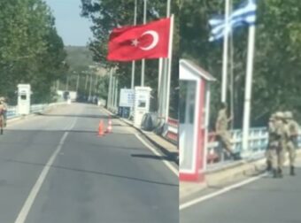 Συγκίνηση στον Έβρο: Στρατιώτης Ξεμπλέκει την Ελληνική Σημαία με Αφοσίωση και Σεβασμό